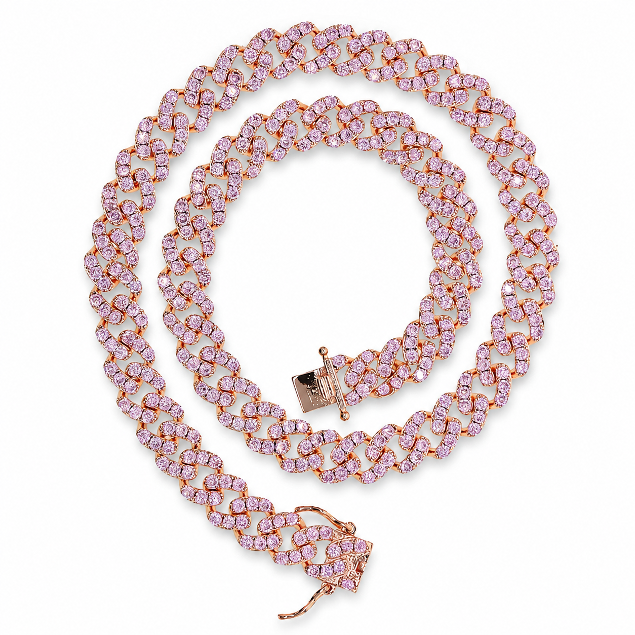 Vibrant Candy Cuban Link Necklace (9mm)