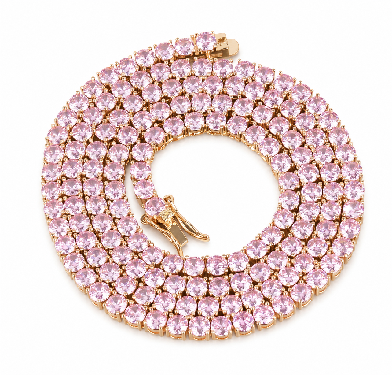 Pink Dreams Tennis Chain Necklace