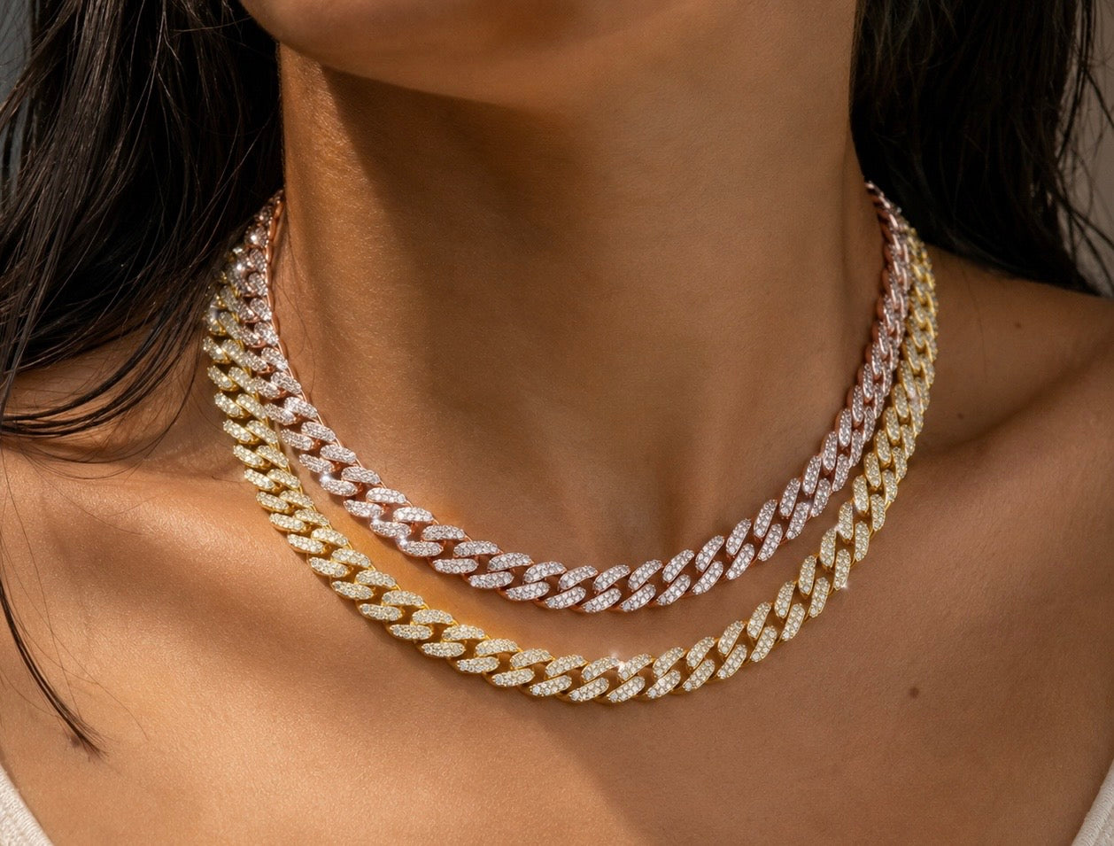 Vibrant Candy Cuban Link Necklace (9mm)