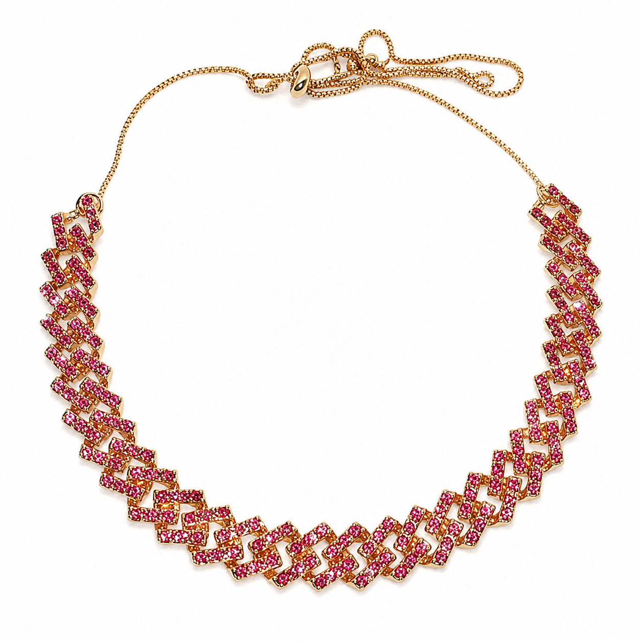 Adjustable Cuban Link Choker (15mm)