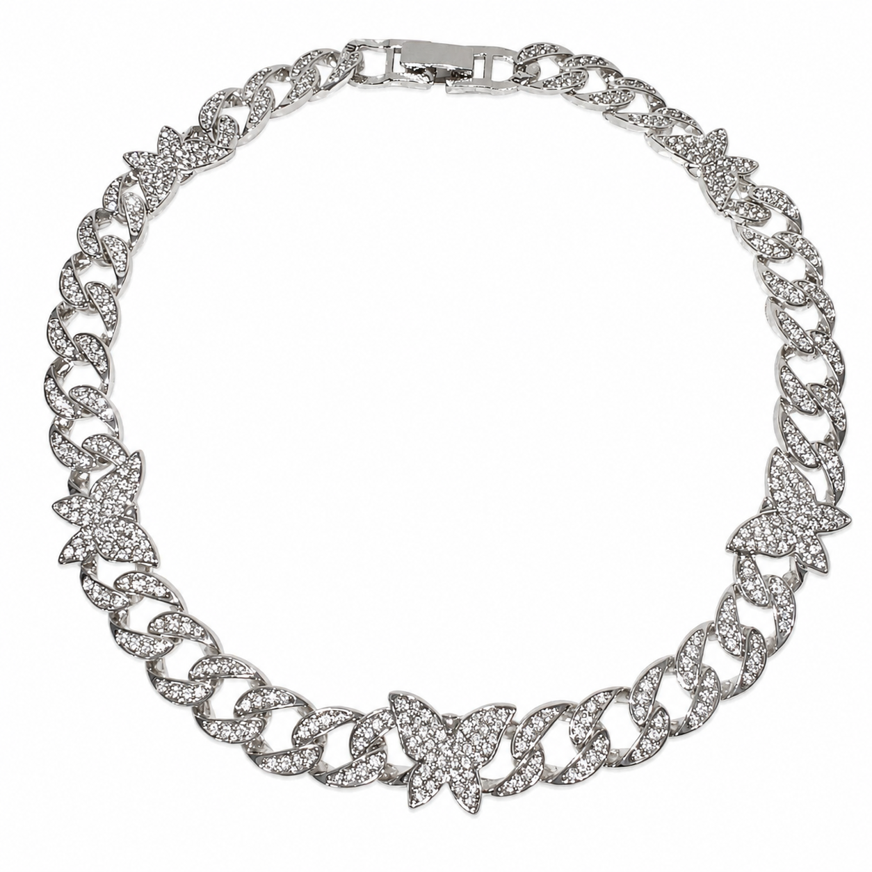 Butterfly Cuban Link Choker