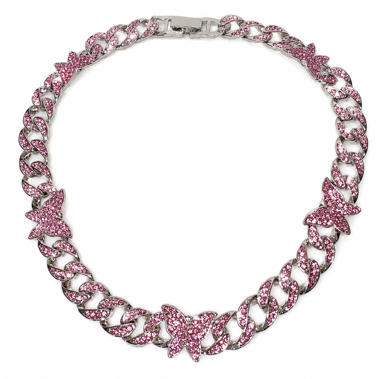 Butterfly Cuban Link Choker