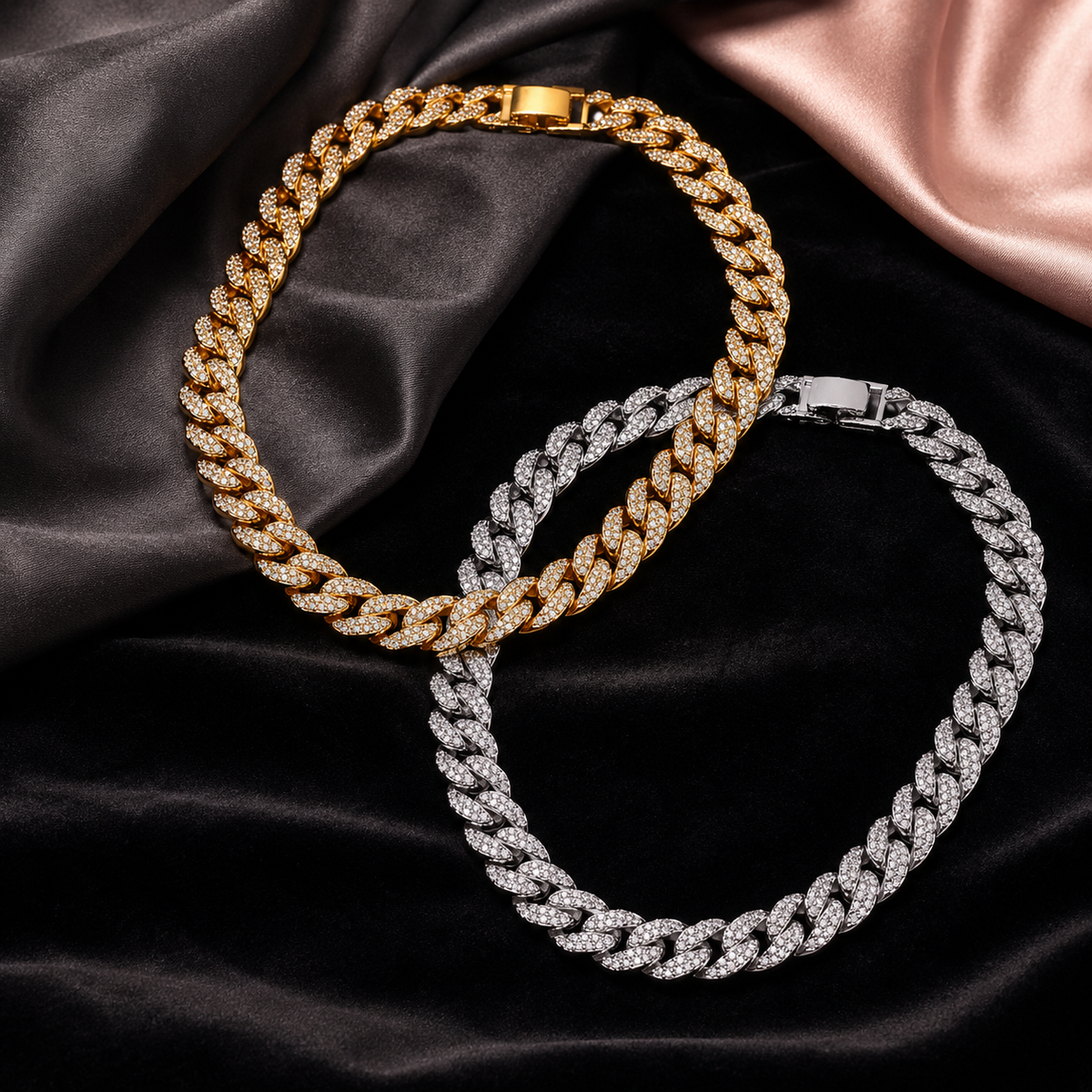 Iced Out Cuban Link Choker (16")