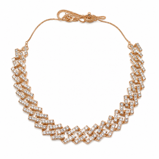 Adjustable Cuban Link Choker (15mm)