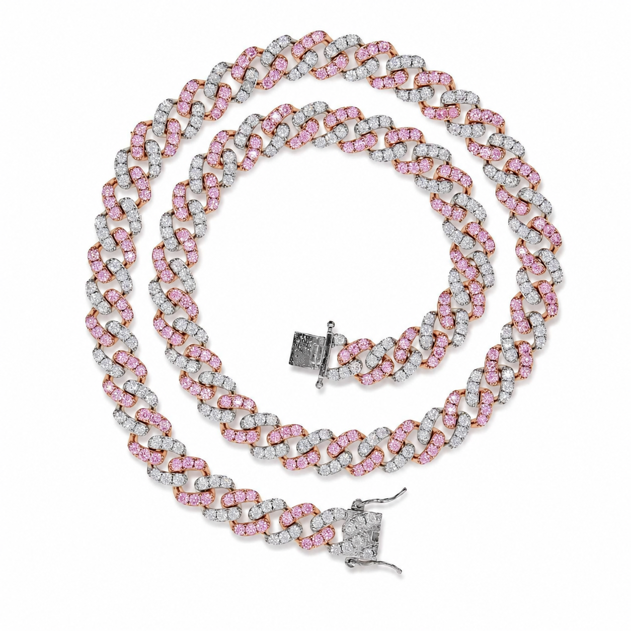 Vibrant Candy Cuban Link Necklace (9mm)