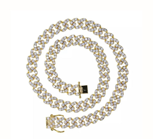Vibrant Candy Cuban Link Necklace (9mm)