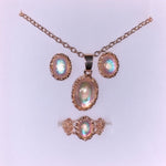 Opal Jewelry Set