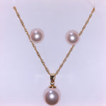 Pink Pearl Jewelry Set