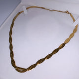 Criss Cross Herringbone Necklaces