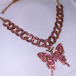 Butterfly Cuban Link Necklaces