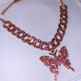 Butterfly Cuban Link Necklaces