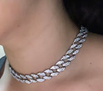 Iced Out Cuban Link Choker