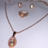 Opal Jewelry Set