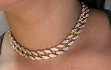 Iced Out Cuban Link Choker