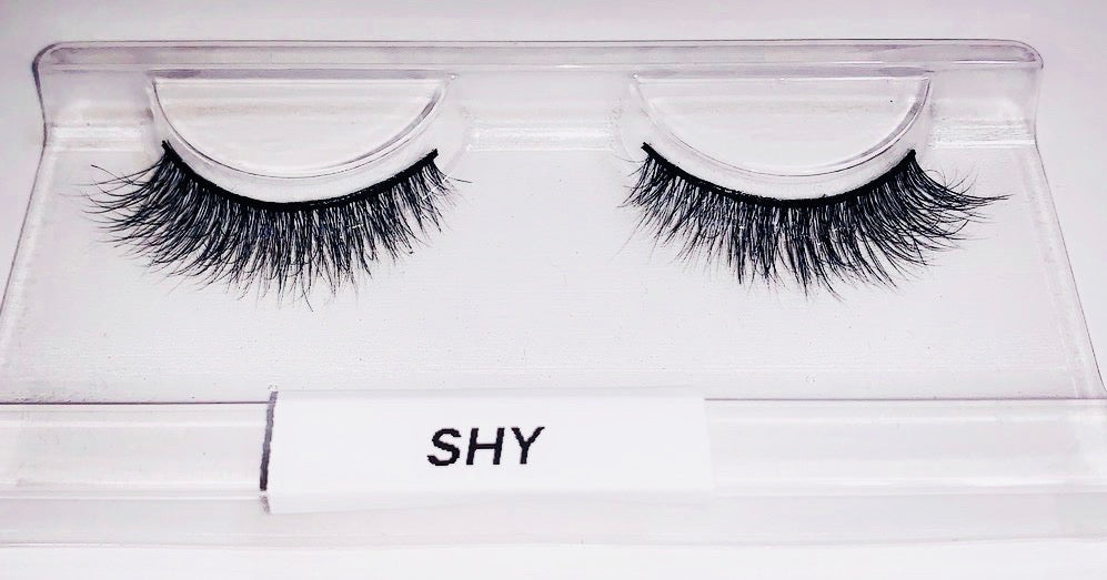 Luxury Mink Lashes - "Shy" Style - Reusable, Lightweight