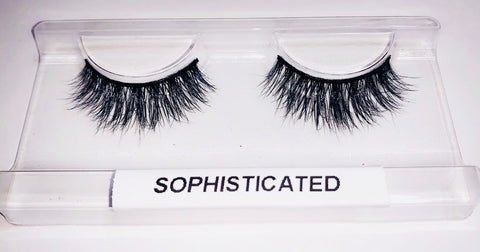 Luxury Mink Lashes - "Sophisticated" Style - Reusable, Lightweight