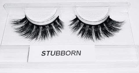 Luxury Mink Lashes - "Stubborn" Style - Reusable, Lightweight