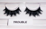 Luxury Mink Lashes - "Trouble" Style - Reusable, Lightweight