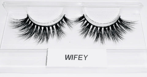 Luxury Mink Lashes - "Wifey" Style - Reusable, Lightweight